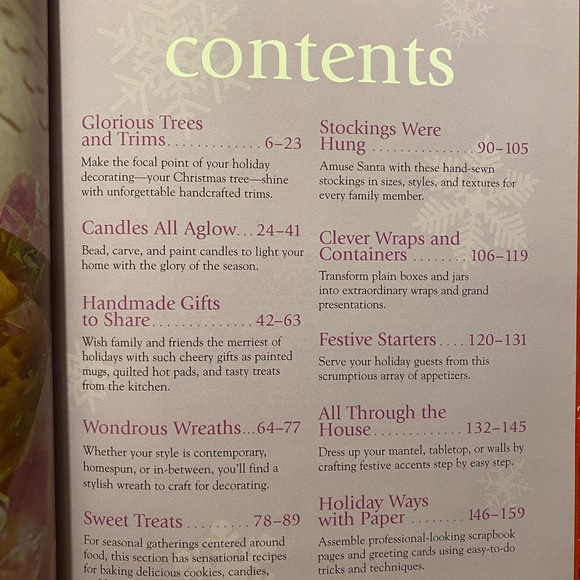 Better Homes and Garden, CHRISTMAS from the heart. 160 pages. Hard cover book - Picture 3 of 8